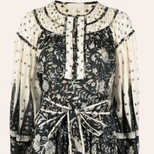 Ulla Johnson kemala midi dress with belt size 4